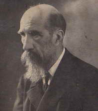 Retrato histórico de Pablo Besson de perfil.
